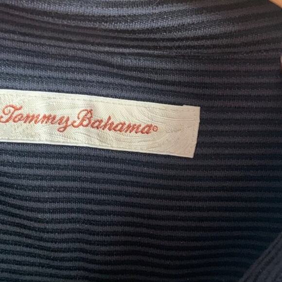 Tommy Bahama Polo Men's Size X-Large Long Sleeved Tone On Tone Collared Logo - Picture 3 of 4